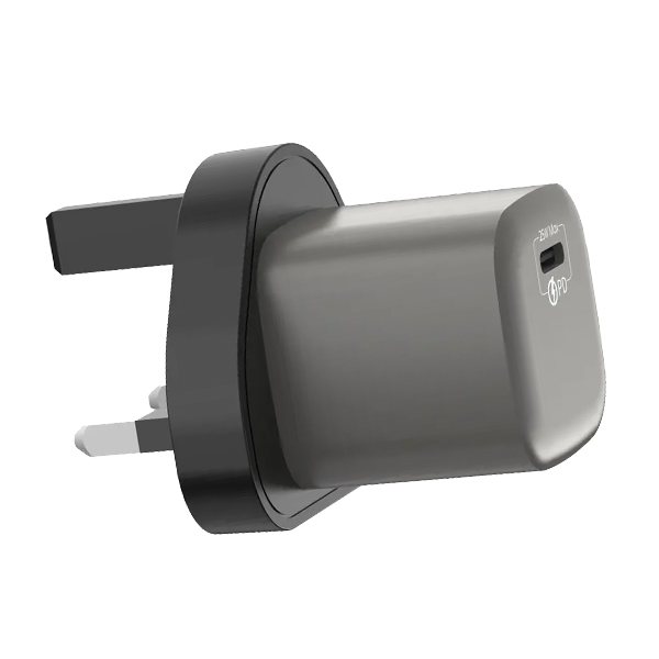 شارژر 25 وات دیواری مکسول مدل CHARGEMAX یک پورت سه پین